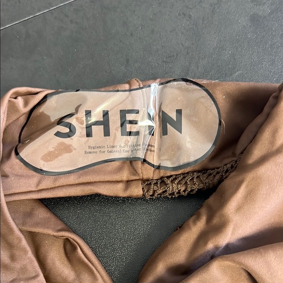 NWOT Brown Textured Bikini Set - Picture 2 of 8